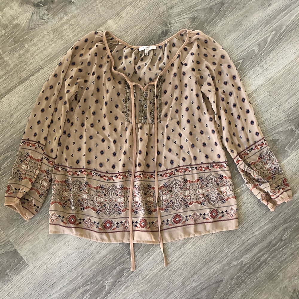Blu Pepper Vintage Boho Women’s Blouse